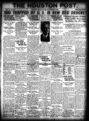 The Houston Post. (Houston, Tex.), Vol. 35, No. 274, Ed. 1 Saturday, January 3, 1920