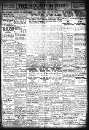 The Houston Post. (Houston, Tex.), Vol. 30, No. 161, Ed. 1 Saturday, September 11, 1915