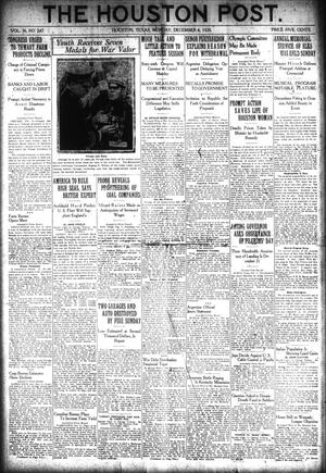 The Houston Post. (Houston, Tex.), Vol. 36, No. 247, Ed. 1 Monday, December 6, 1920