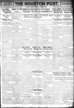 The Houston Post. (Houston, Tex.), Vol. 30, No. 243, Ed. 1 Thursday, December 2, 1915
