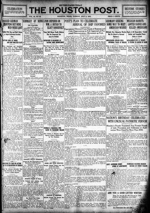 The Houston Post. (Houston, Tex.), Vol. 30, No. 94, Ed. 1 Tuesday, July 6, 1915