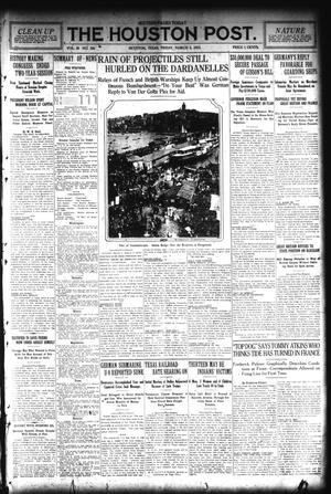 The Houston Post. (Houston, Tex.), Vol. 29, No. 336, Ed. 1 Friday, March 5, 1915