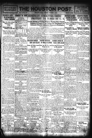 The Houston Post. (Houston, Tex.), Vol. 30, No. 185, Ed. 1 Tuesday, October 5, 1915