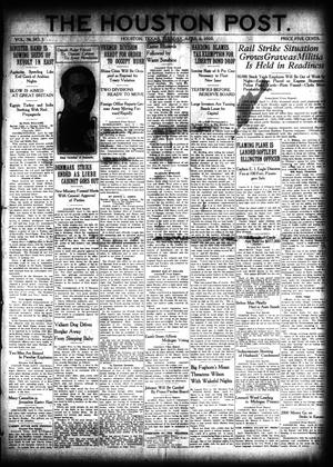 The Houston Post. (Houston, Tex.), Vol. 36, No. 3, Ed. 1 Tuesday, April 6, 1920