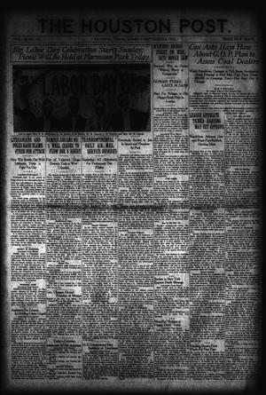The Houston Post. (Houston, Tex.), Vol. 36, No. 156, Ed. 1 Monday, September 6, 1920