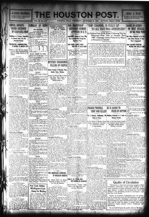 The Houston Post. (Houston, Tex.), Vol. 30, No. 172, Ed. 1 Wednesday, September 22, 1915