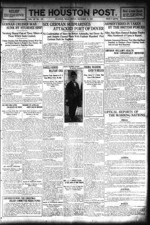 The Houston Post. (Houston, Tex.), Vol. 29, No. 252, Ed. 1 Friday, December 11, 1914