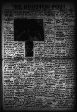 The Houston Post. (Houston, Tex.), Vol. 36, No. 160, Ed. 1 Friday, September 10, 1920