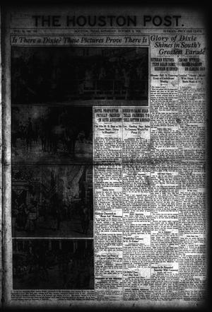The Houston Post. (Houston, Tex.), Vol. 36, No. 189, Ed. 1 Saturday, October 9, 1920