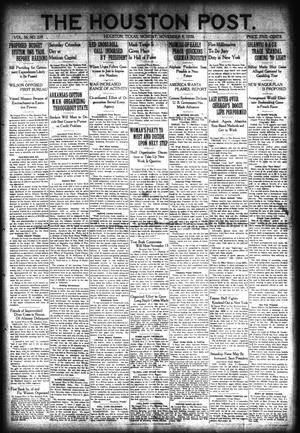 The Houston Post. (Houston, Tex.), Vol. 36, No. 219, Ed. 1 Monday, November 8, 1920