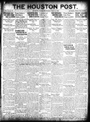 The Houston Post. (Houston, Tex.), Vol. 30, No. 39, Ed. 1 Wednesday, May 12, 1920