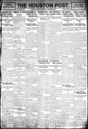 The Houston Post. (Houston, Tex.), Vol. 30, No. 231, Ed. 1 Saturday, November 20, 1915