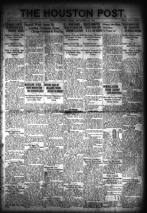 The Houston Post. (Houston, Tex.), Vol. 36, No. 174, Ed. 1 Friday, September 24, 1920