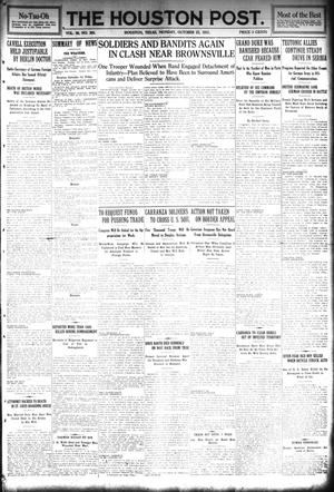 Primary view of object titled 'The Houston Post. (Houston, Tex.), Vol. 30, No. 205, Ed. 1 Monday, October 25, 1915'.