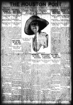 The Houston Post. (Houston, Tex.), Vol. 36, No. 212, Ed. 1 Monday, November 1, 1920