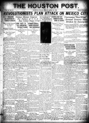 The Houston Post. (Houston, Tex.), Vol. 36, No. 27, Ed. 1 Friday, April 30, 1920