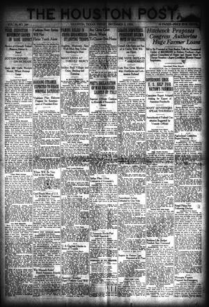 The Houston Post. (Houston, Tex.), Vol. 36, No. 244, Ed. 1 Friday, December 3, 1920