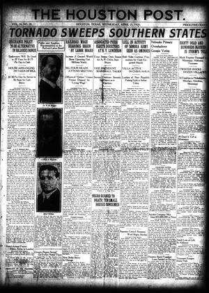 The Houston Post. (Houston, Tex.), Vol. 36, No. 18, Ed. 1 Wednesday, April 21, 1920