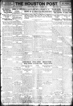The Houston Post. (Houston, Tex.), Vol. 30, No. 212, Ed. 1 Monday, November 1, 1915