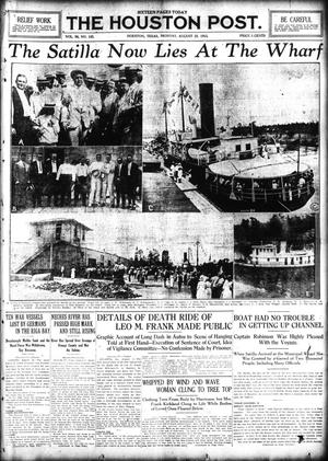 The Houston Post. (Houston, Tex.), Vol. 30, No. 142, Ed. 1 Monday, August 23, 1915