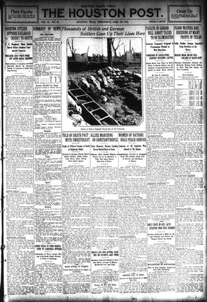 The Houston Post. (Houston, Tex.), Vol. 30, No. 25, Ed. 1 Wednesday, April 28, 1915
