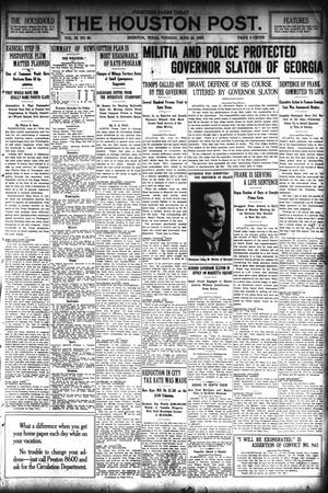 The Houston Post. (Houston, Tex.), Vol. 30, No. 80, Ed. 1 Tuesday, June 22, 1915