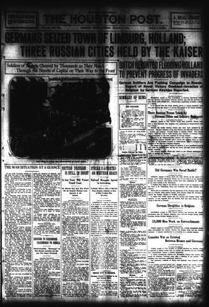 The Houston Post. (Houston, Tex.), Vol. 29, No. 123, Ed. 1 Tuesday, August 4, 1914