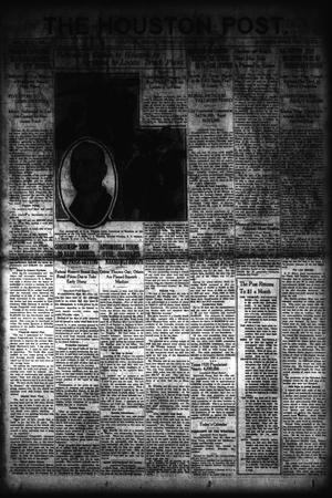 Primary view of object titled 'The Houston Post. (Houston, Tex.), Vol. 36, No. 181, Ed. 1 Friday, October 1, 1920'.