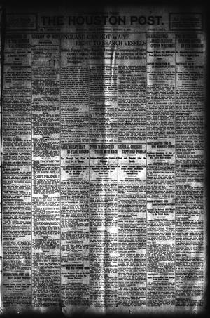 Primary view of The Houston Post. (Houston, Tex.), Vol. 29, No. 278, Ed. 1 Wednesday, January 6, 1915