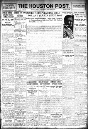 The Houston Post. (Houston, Tex.), Vol. 30, No. 242, Ed. 1 Wednesday, December 1, 1915