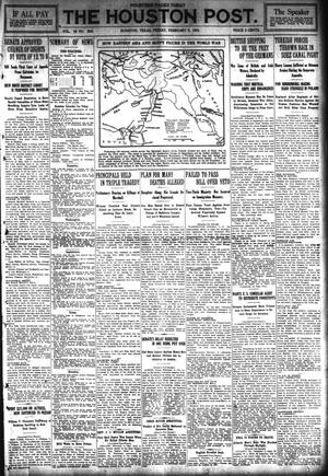 The Houston Post. (Houston, Tex.), Vol. 29, No. 308, Ed. 1 Friday, February 5, 1915