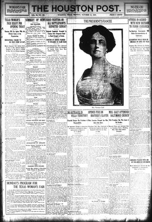 The Houston Post. (Houston, Tex.), Vol. 30, No. 191, Ed. 1 Monday, October 11, 1915