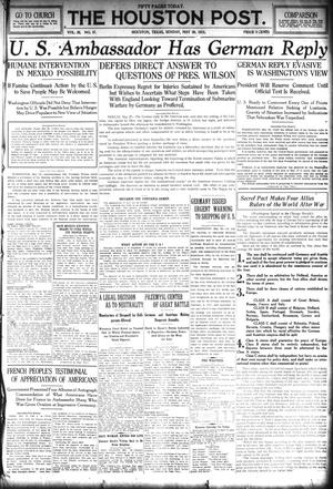 The Houston Post. (Houston, Tex.), Vol. 30, No. 57, Ed. 1 Sunday, May 30, 1915