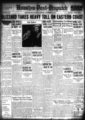 Houston Post-Dispatch (Houston, Tex.), Vol. 40, No. 228, Ed. 1 Tuesday, November 18, 1924