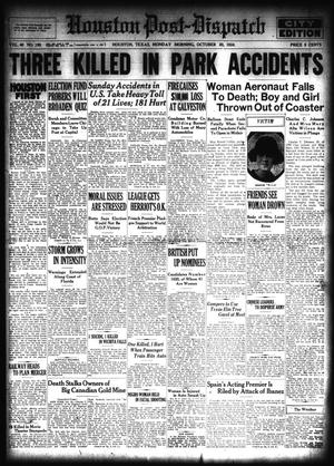 Houston Post-Dispatch (Houston, Tex.), Vol. 40, No. 199, Ed. 1 Monday, October 20, 1924