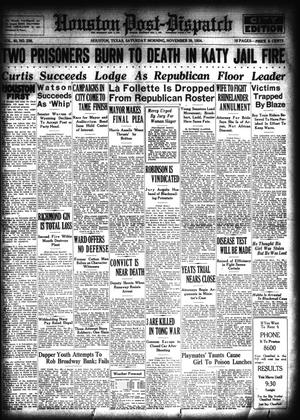 Houston Post-Dispatch (Houston, Tex.), Vol. 40, No. 239, Ed. 1 Saturday, November 29, 1924