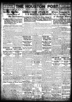 The Houston Post. (Houston, Tex.), Vol. 33, No. 165, Ed. 1 Sunday, September 16, 1917