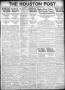 Thumbnail image of item number 1 in: 'The Houston Post. (Houston, Tex.), Vol. 34, No. 357, Ed. 1 Thursday, March 27, 1919'.