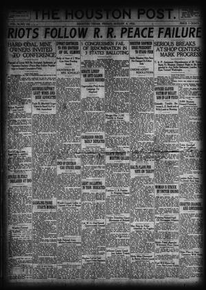 The Houston Post. (Houston, Tex.), Vol. 38, No. 122, Ed. 1 Friday, August 4, 1922