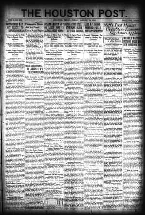 The Houston Post. (Houston, Tex.), Vol. 36, No. 300, Ed. 1 Friday, January 28, 1921