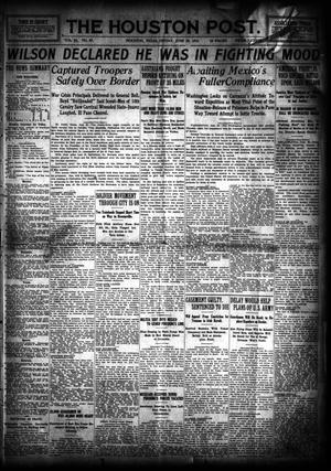 The Houston Post. (Houston, Tex.), Vol. 31, No. 87, Ed. 1 Friday, June 30, 1916