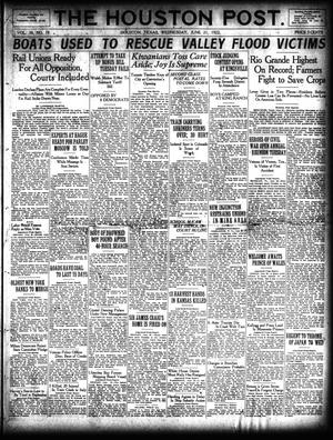 Primary view of object titled 'The Houston Post. (Houston, Tex.), Vol. 38, No. 78, Ed. 1 Wednesday, June 21, 1922'.