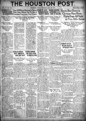 The Houston Post. (Houston, Tex.), Vol. 35, No. 116, Ed. 1 Tuesday, July 29, 1919