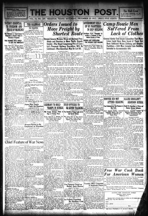 The Houston Post. (Houston, Tex.), Vol. 33, No. 269, Ed. 1 Saturday, December 29, 1917