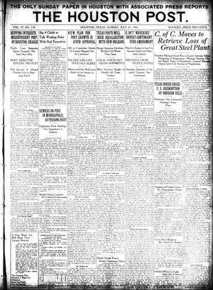 The Houston Post. (Houston, Tex.), Vol. 37, No. 118, Ed. 1 Sunday, July 31, 1921