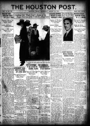 The Houston Post. (Houston, Tex.), Vol. 35, No. 145, Ed. 1 Wednesday, August 27, 1919