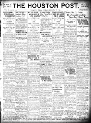 The Houston Post. (Houston, Tex.), Vol. 37, No. 321, Ed. 1 Sunday, February 19, 1922