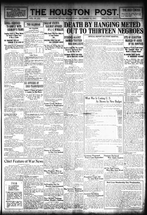The Houston Post. (Houston, Tex.), Vol. 33, No. 252, Ed. 1 Wednesday, December 12, 1917