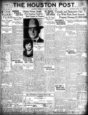 The Houston Post. (Houston, Tex.), Vol. 38, No. 44, Ed. 1 Thursday, May 18, 1922