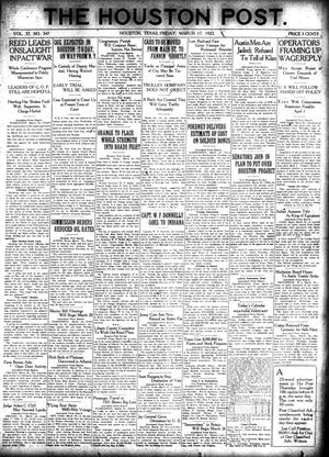 The Houston Post. (Houston, Tex.), Vol. 37, No. 347, Ed. 1 Friday, March 17, 1922